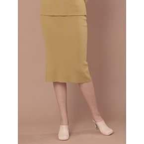 3D Cashmere Long Skirt -YG