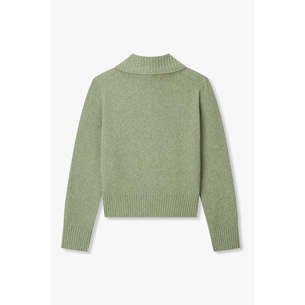 울 블렌드 부클레 카라 집업 IA16146120134