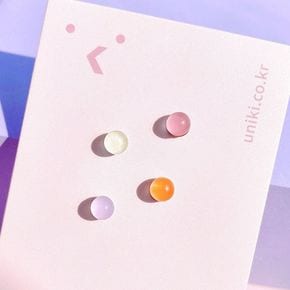 비온뒤 맑음 투명 아크릴 피어싱(1ea)