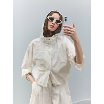 GCUT [리오더] 더블 클로저 윈드브레이커 점퍼_화이트 7215220403