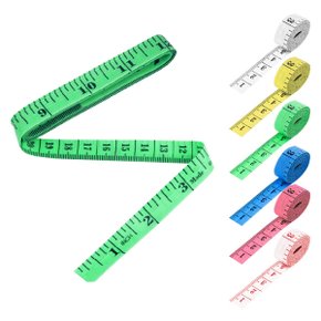 150센치 60인치 칼라 (피팅줄자 A타입 - 11MM-철없음) 다이어트 허리 둘레 치수 옷 피팅 자