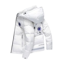 [FSD.WG] 다운 재킷 맨즈 캐주얼 코트 라이트 다운 재킷 인기 아우터 무지 통근 보온 재킷 봄