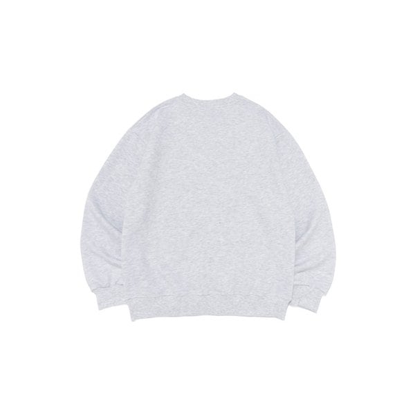 [기모선택] 위드 유어 드림 맨투맨 (라이트 그레이)