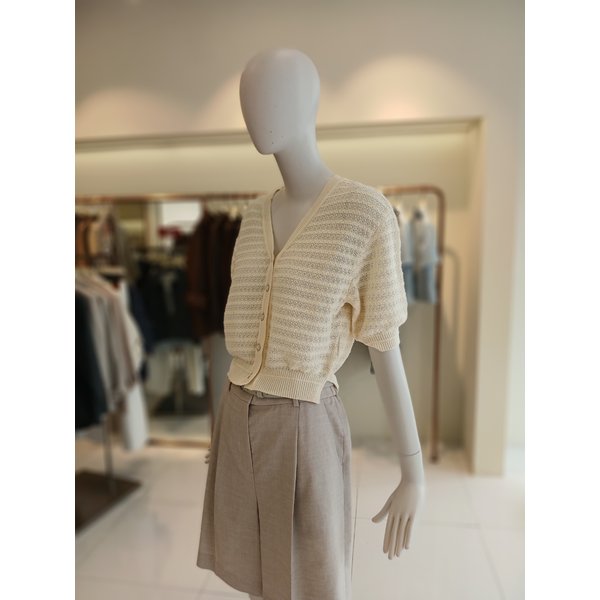 [여주점] 씨씨콜렉트 글리터벌룬슬리브가디건 C252ksl038