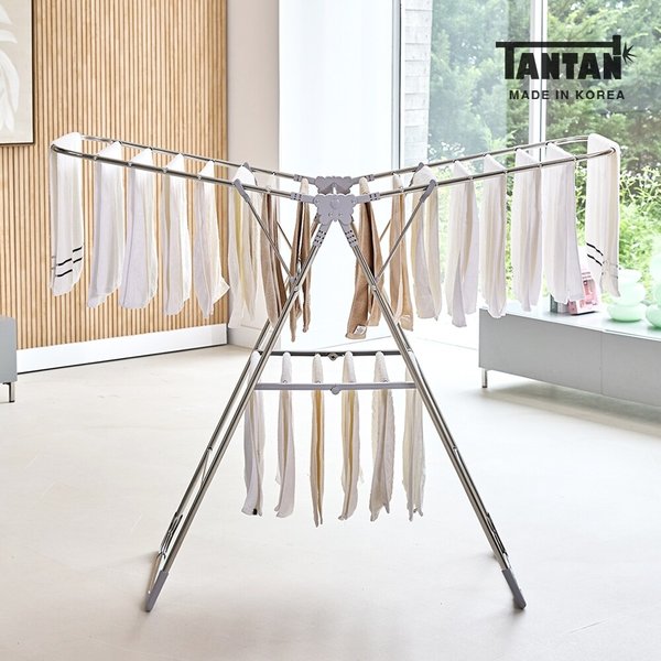 [탄탄] 국내생산 30년 특허받은 탄탄 빨래건조대 XL
