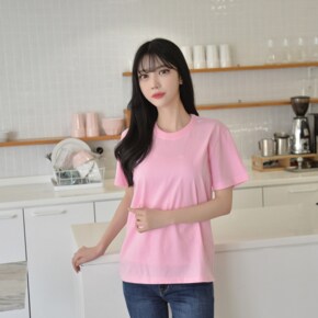 30수 면 라운드넥 반팔 이너(18컬러) (여자)