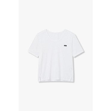 GCUT [지컷24S/S]린넨 블렌드 슬럽 티셔츠(7214240302)