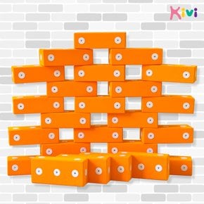 소프트 오렌지 회전자석 벽돌블럭 25p