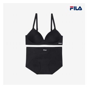 휠라 골프핏 스윙 블랙 세트 (FI4BAE2663FBLK_2SKU)