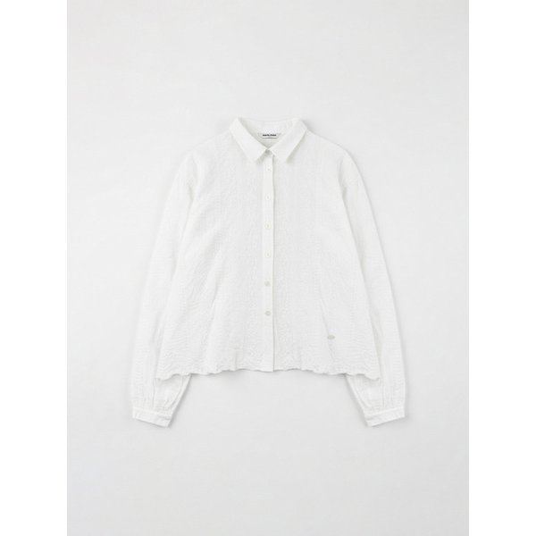 레이스 스트라이프 셔츠(MAGASH05MWH)