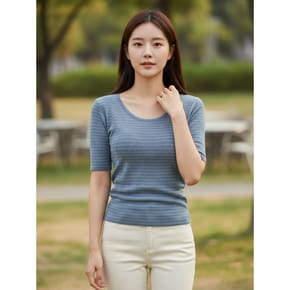 ATMARK 캐주얼단가라유넥니트 AA41KN034P_P356609588