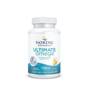 Nordic Naturals®노르딕 내추럴스® 얼티밋 오메가® 소프트 젤 - 레몬 - 60소프트젤 (30인분)