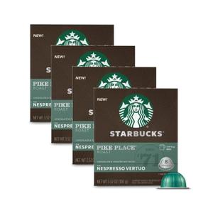  [해외직구] Starbucks 스타벅스 네스프레소 버츄오캡슐 파이크 플레이스 스벅커피 8입 4팩