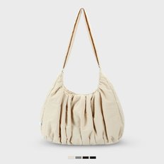 Large Croissant Shirring Cross Bag