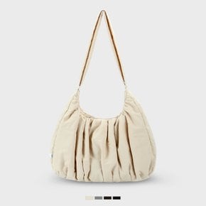 Large Croissant Shirring Cross Bag