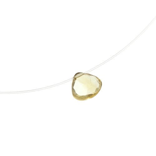 시트린쿼츠 플로팅 목걸이, Citrine Quartz Floating Necklace, 11월 November