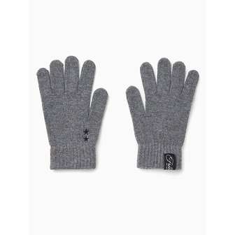 프리마리오 스타 로고 핑거홀 글러브 [그레이]