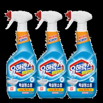  유한락스 멀티액션 욕실청소용 세정제 510ml 3개