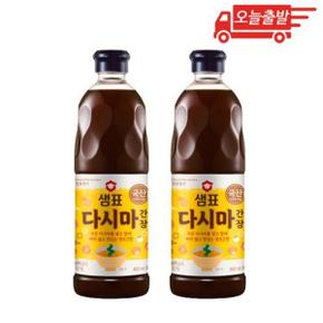 오늘출발 샘표 다시마 간장 860ml 2개