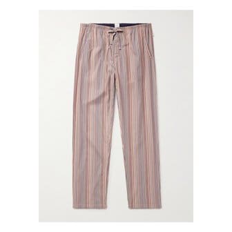 폴스미스 스트라이프 코튼 파자마 팬츠 레드 1647597323152664