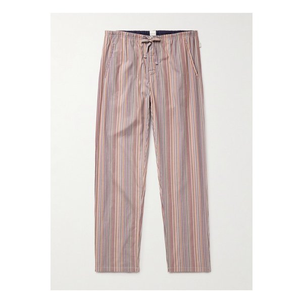 스트라이프 코튼 파자마 팬츠 레드 1647597323152664