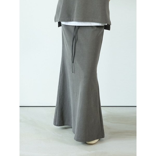 [리퍼브]Lue Skirt_Melange Brown