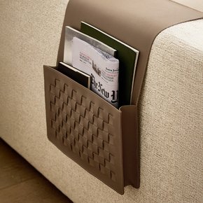 포쉬 위빙 소파사이드포켓_브라운