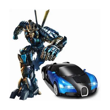  자동변신 로봇 자동차 RC 변신자동차 트렌스포머 무선자동차  부가티 BUGATTI 크리스마스선물