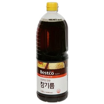 더마트 대상 베스트코 참기름1.8L(100%참깨)