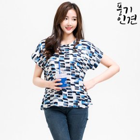 풍기인견 블라우스 티셔츠 국산 인견 숏티셔츠 9226-3타입