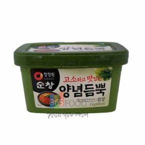 청정원 양념듬뿍 1kg 쌈장 순창