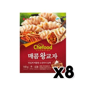 쉐푸드 의성마늘매콤왕교자 140g x 8개