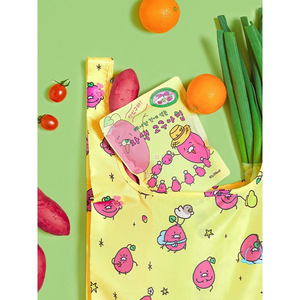 춘구마 태어난 김에 먹는 자색 춘구마칩_춘구마