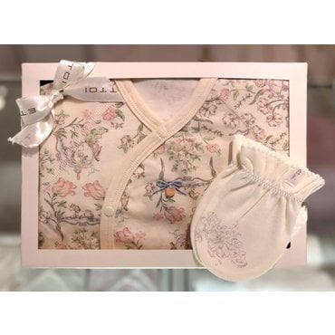 에뜨와 (임신출산선물)그레이스배내가운X 손싸개세트 (07S0717181)