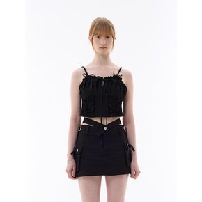 GAGA RIBBON BUSTIER / BLACK