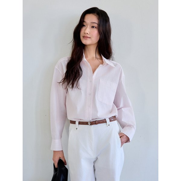 Classic Striped Shirt (Pink)