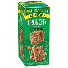 네이처밸리 오트 앤 허니 그라놀라바 시리얼바 Nature Valley Granola Bars 49개입