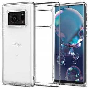 슈피겐 AQUOS R6 (도코모 SH-51B 소프트뱅크) MIL ACS03143 케이스, 케이스 뒷면 전체