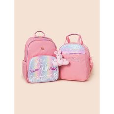 *시즌오프30%*[BEANPOLE KIDS] 투명몰드 빙키 책가방 SET  라이트 핑크 (PS00129086Y)