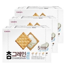 크라운 참그레인샌드 256g x 3개 낱개