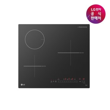 LG [LG전자공식판매처] LG 디오스 하이브리드 전기레인지 BEY3SRBLE (빌트인전용, 3버너)