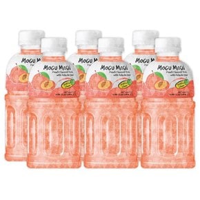 음료수 복숭아맛 모구모구 320ml 6개 복숭아 모구모구복숭아