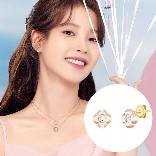 [아이유 PICK] CLOVIA 14K 귀걸이 (JJCLEQ4BS143R40A0)