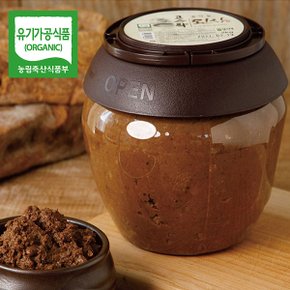 [웰굿]유기농 국산콩 전통 항아리 된장 3kg