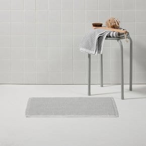 논슬립 타월 매트 60x40cm 그레이 스트라이프 J625902003881