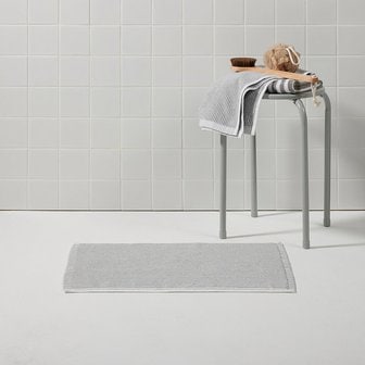 JAJU 논슬립 타월 매트 60x40cm 그레이 스트라이프 J625902003881