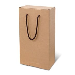 선물박스 일반형 와인 대형 2구 포장 상자 패키지제작 (손잡이끈 + 내지 포함)