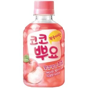 팔도 코코뿌요 복숭아 280ml x 24개