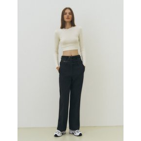 Double waist trousers