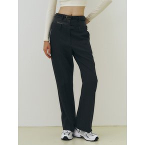 Double waist trousers